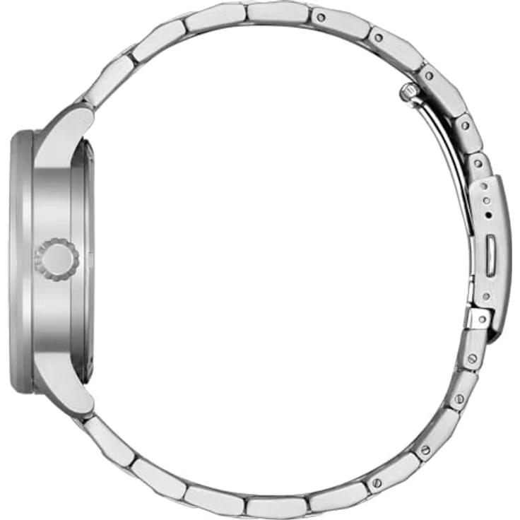 Citizen Herrenuhr Mechanisch NJ0190-51X, Edelstahlgehäuse mit schwarzem Zifferblatt und automatischem Uhrwerk – Bild 3