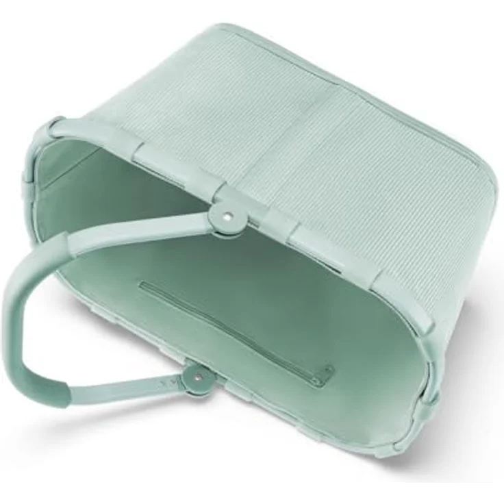 Reisenthel carrybag frame cord Shopper, Einkaufstasche aus wasserabweisendem Polyester, Petrol, zusammenklappbar, 48 x 28 x 29 cm – Bild 4