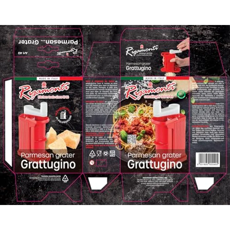Rigamonti Parmesanreibe Art.40, farblich sortiert – Bild 8