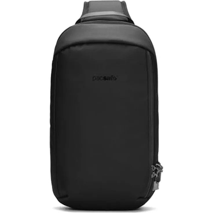 Pacsafe Vibe 325 Umhängetasche, RFID-sicher, 23 cm, 100% Nylon, schwarz