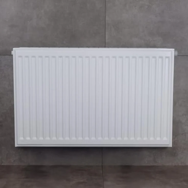 Belrad Typ 22 Universalheizkörper Ventilheizkörper Mittelanschluss 600 x 900 (HxB)-1559W, 8 Anschlüsse, RAL9016 (reinweiß) – Bild 8