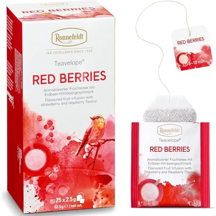 Teavelope Red Berries aromat. Früchtetee 25 Teebeutel 62,5g : 1er Packung – Bild 2