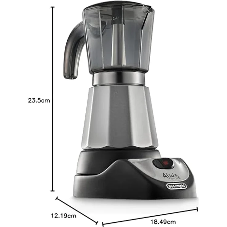 De'Longhi ALICIA Espressokocher (EMKM 6 3-6TA. SI-SW) – Bild 4