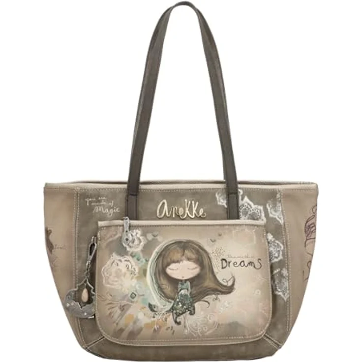 Anekke Real Shopper Tasche, 41 cm x 16 cm x 25 cm, mehrfarbig, 100% Polyurethan – Bild 1
