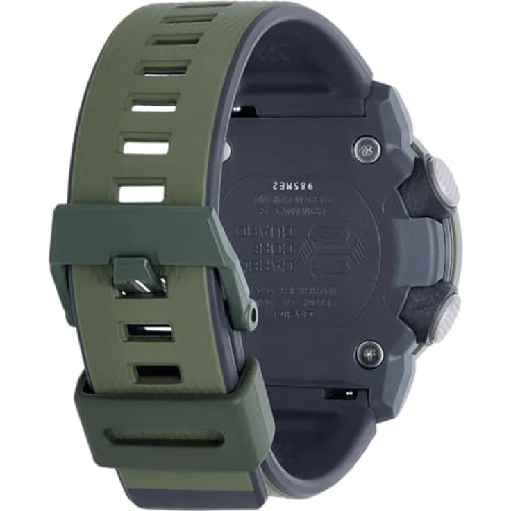 Casio GA-2000-3AER, Herren Quartz Armbanduhr mit 49mm Gehäusegröße, analog/digital Zifferblatt und khakifarbenem Rubber Strap – Bild 2