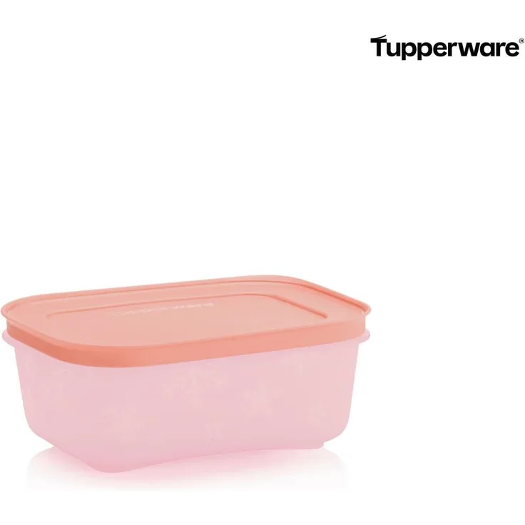Tupperware Eis-Kristall 450 ml, luftdichter Gefrierbehälter für kleine Portionen mit transparentem Boden
