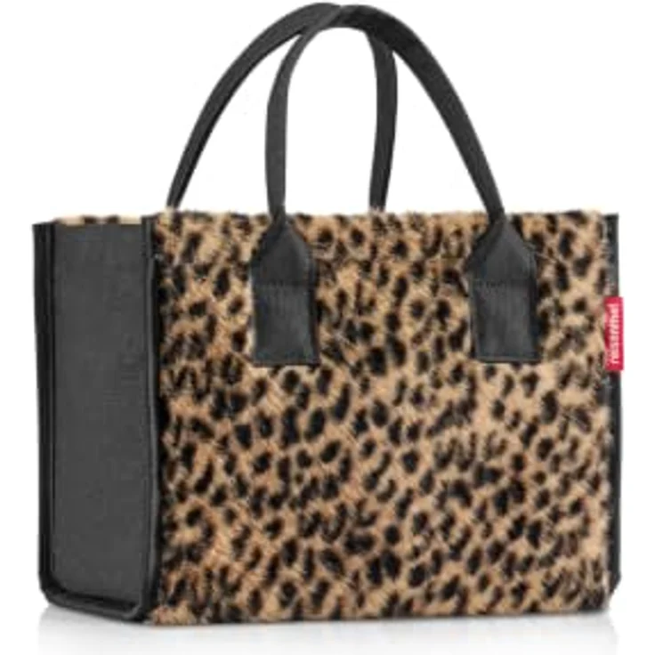 REISENTHEL® Shopper Daily Shopper, Polyester, 7 l, leo fake fur, Druckknopfverschluss – Bild 4