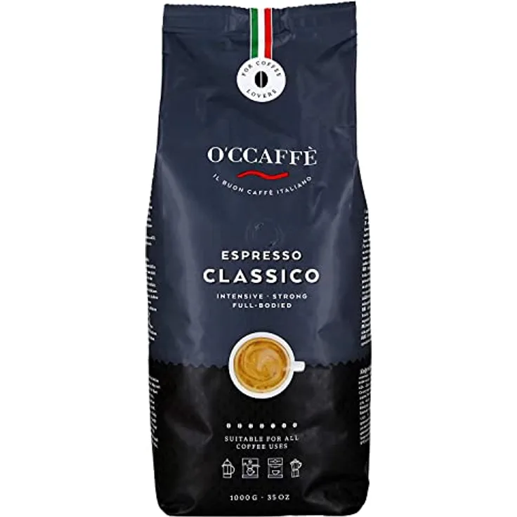 O'CCAFFÈ Espresso Classico, 1000g ganze Bohne