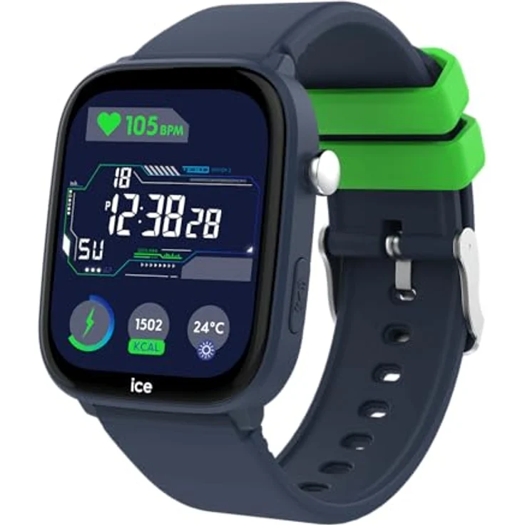 ICE-WATCH Ice smart junior 3.0 FM Blue, Geolokalisierbare Uhr für Jungen mit Silikonarmband, IP68 wasserdicht, 1.75 Zoll – Bild 2