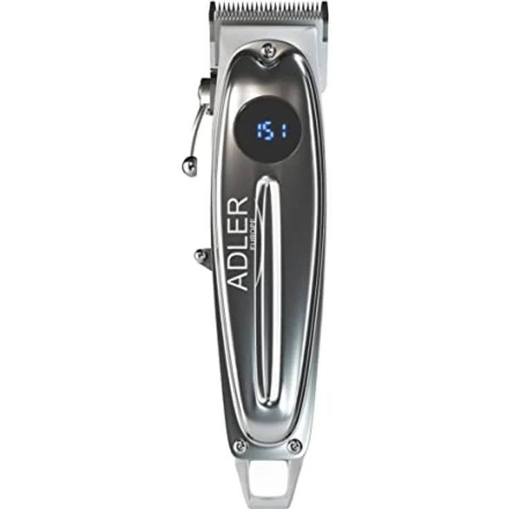 Adler AD 2831 Haarschneider, 100 W, 6 Aufsätze, Haarschneidmaschine mit LCD-Anzeige, einstellbare Schnittlänge, wiederaufladbarer Bartschneider – Bild 1