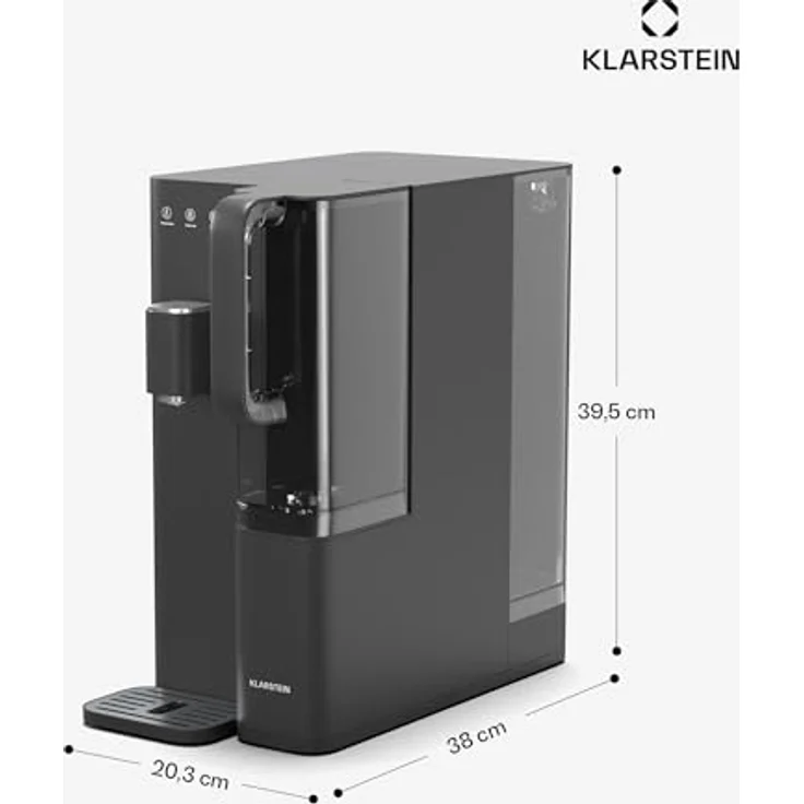 Klarstein VitalPour Osmoseanlage - 5-Stufen Umkehrosmosefiltration, Heißwasser in 3 Sek., 5L Tank & 1,5L Krug, 5 Temperaturstufen, Touch-Display, Kindersicherung, Einfacher Einbau – Bild 8