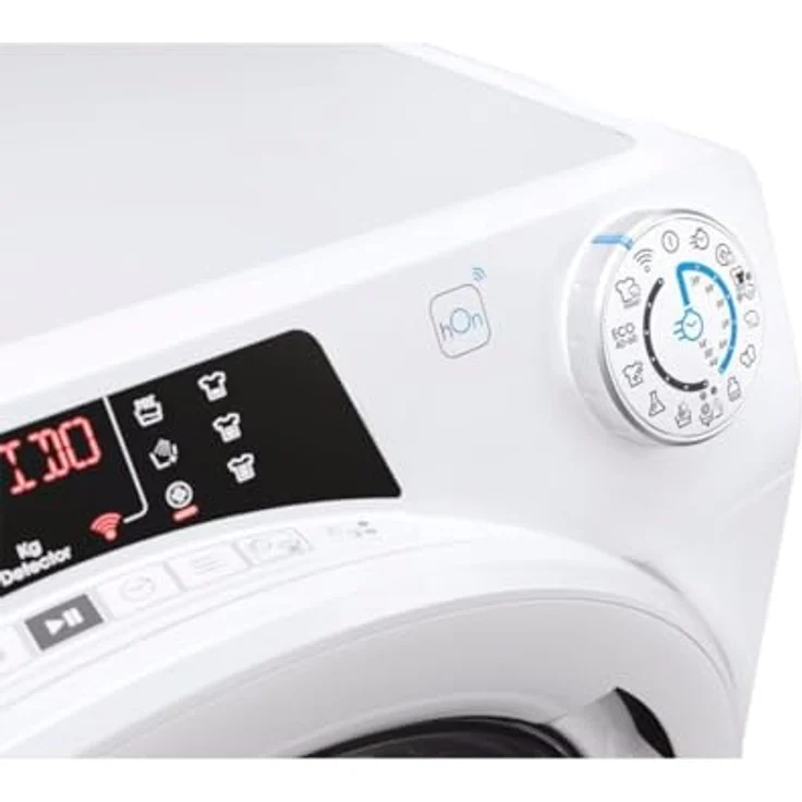 Candy RO 496DWM7/1-S, Frontlader Waschmaschine mit 9 kg Kapazität, 1400 U/min, TFT-Display, Dampffunktion & WLAN – Bild 5