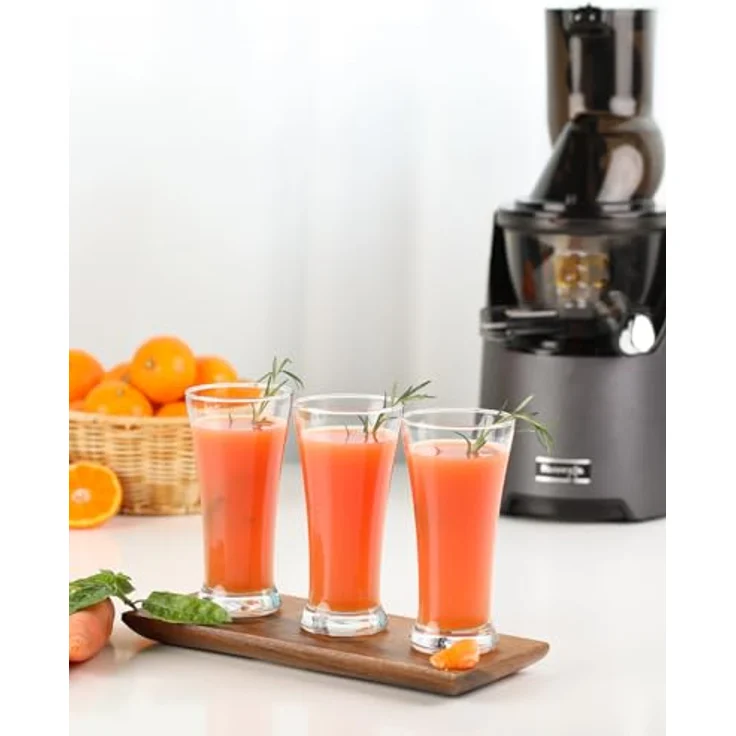 Kuvings EVO820 Slow Juicer, Entsafter, 240W, 0,4L, rot – Bild 2