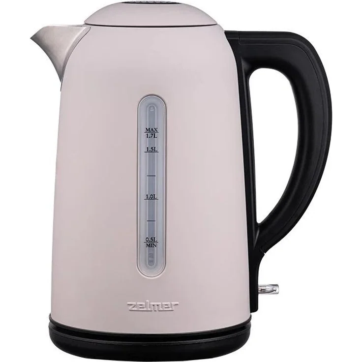 Zelmer ZCK7955 Velvet Touch, Wasserkocher 1,7 L mit 2200 W, Edelstahl matt