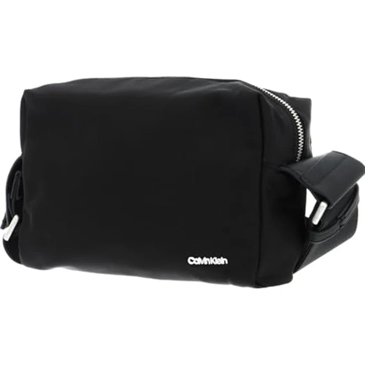 Calvin Klein Umhängetasche 20 cm, Schwarz, 100% Polyester, kompaktes Design, 20 cm x 7 cm x 15 cm – Bild 2