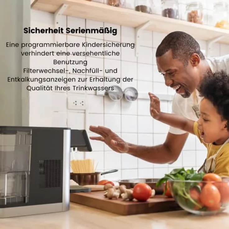 Aqua Optima Aurora, Instant-Wasserspender für Heißes und Gekühltes Wasser, 3,8 l ,Schwarz,Fassungsvermögen, Umweltfreundliche Alternative zu Wasserkochern, mit 1 x 30 Tage Evolve+ Wasserfilter – Bild 5