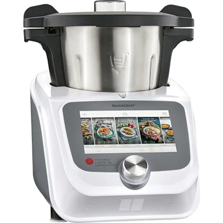 SILVERCREST Monsieur Cuisine connect trend »SKMC 1200 F6« 800W, 7 Zoll Farbdisplay, Weiß – Bild 1