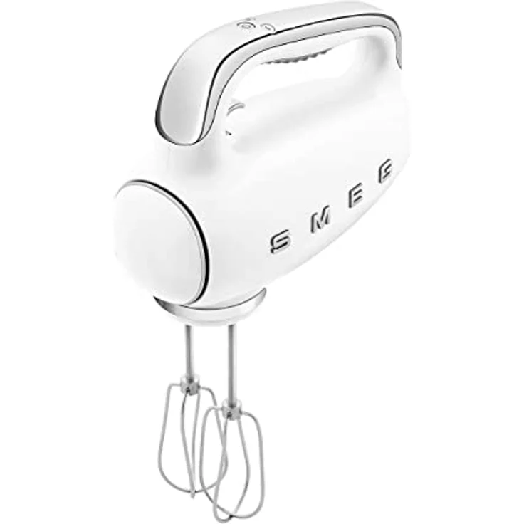 Smeg HMF01WHEU Handmixer im 50er Jahre, 250W, 9 Geschwindigkeiten, Kunststoff, weiß – Bild 4
