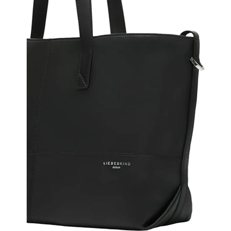 Liebeskind Ariel Shopper Tasche, 100% Leder, 36 cm, schwarz – Bild 5
