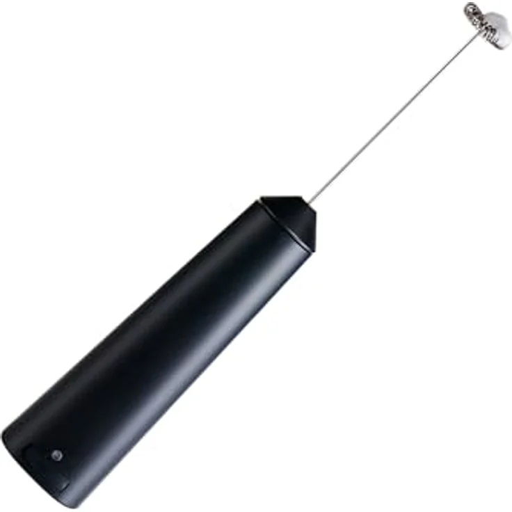 Tchibo Hand-Milchaufschäumer akkubetrieben, Spülmaschinengeeigneter Edelstahlquirl, inkl. USB-Ladekabel, für Latte Macchiato, Cappuccino und Kakao, Schwarz – Bild 2