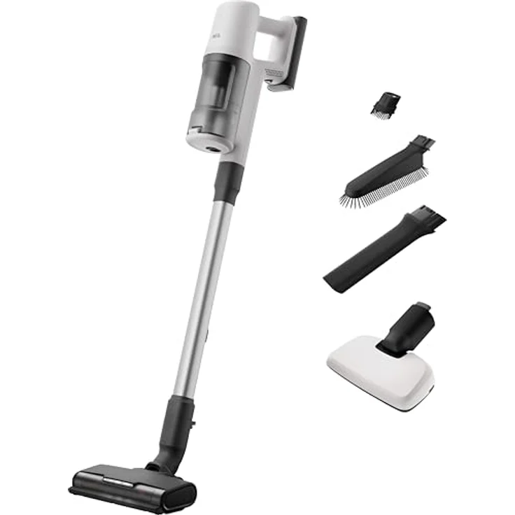 AEG Serie 6000 Akku-Staubsauger / Kabellos / Alle Böden / 99% Staubaufnahme / 50 min Laufzeit / Leicht / Weiß / AP61HB21SH – Bild 1
