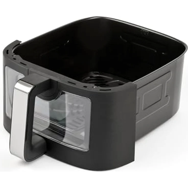 Girmi FG79 "Ecofrit 9L" Luftfritteuse, 1700 W, 9 Liter XXL, 8 Programme, Digitalanzeige, BPA/PFOA Safe, Innenbeleuchtung, Timer, Rezeptbuch inklusive, Mattschwarz – Bild 4