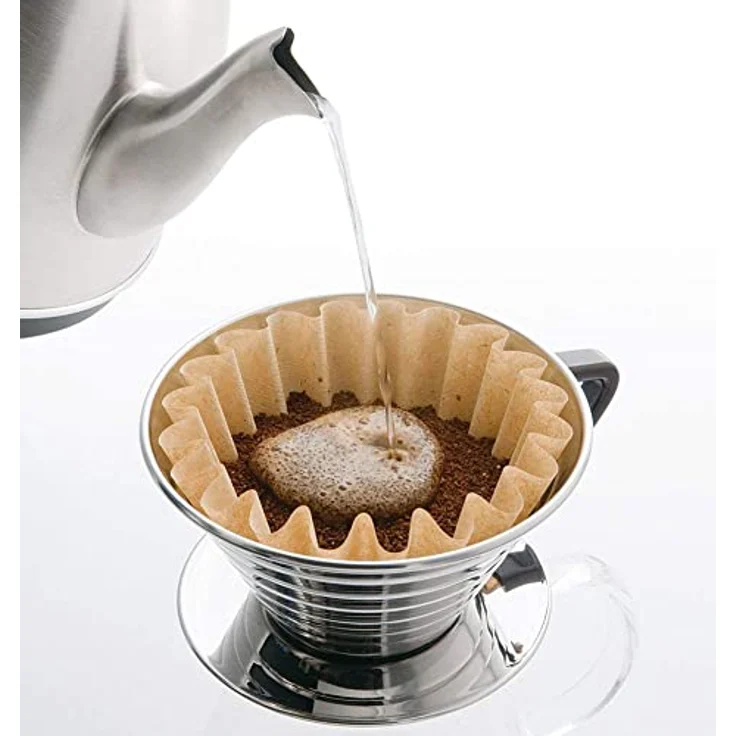 Edelstahl Kaffee-Tropfer Kalita Wave #185 – Bild 7