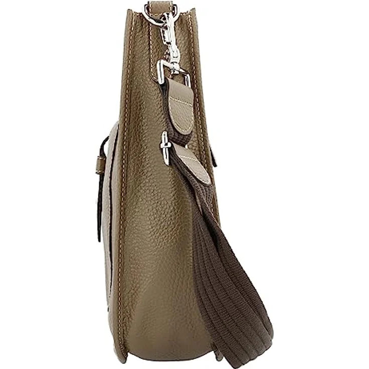 Picard Beuteltasche Kronberg aus genarbtem Rindleder mit Zapfenverschluss, Nude, 27 x 9.5 x 25 cm – Bild 4