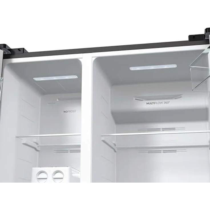 Gorenje NRR 9185 EABXL Side-by-Side-Kühlschrank, freistehend, schwarz, NoFrost, Breite 91 cm, Energieklasse E – Bild 10
