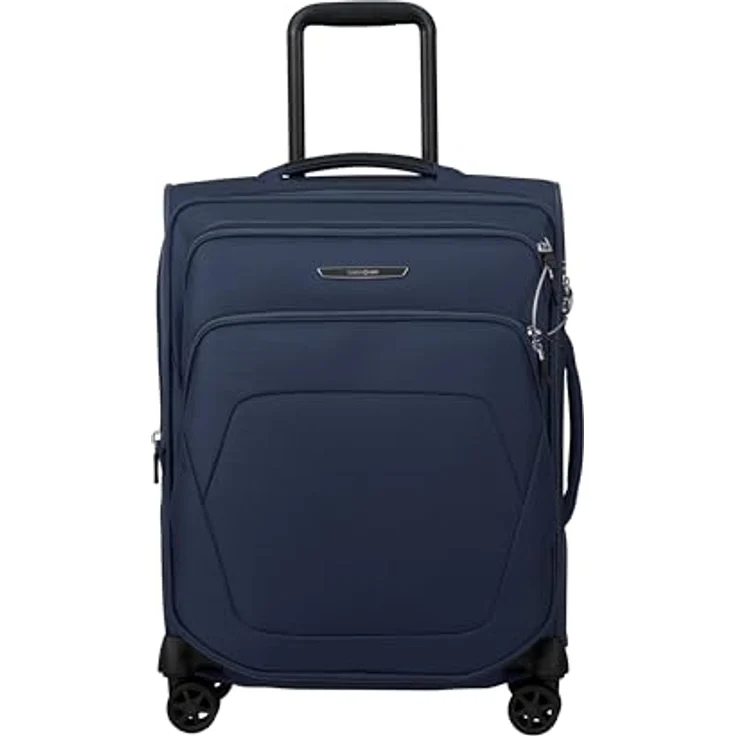Samsonite Spark SNG, Handgepäck Koffer 55 x 40 x 23 cm, erweiterbar, 48/55L, Kunststoff, Blau (Midnight Blue) – Bild 2