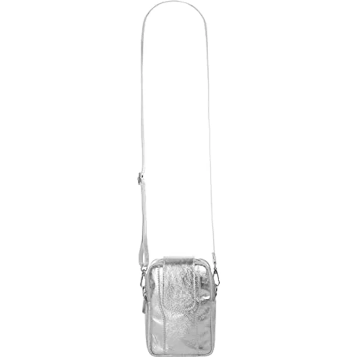 Samantha Look Umhängetasche, echt Leder, Made in Italy, 2 Hauptfächer, abnehmbarer Schultergurt 60-120 cm – Bild 7