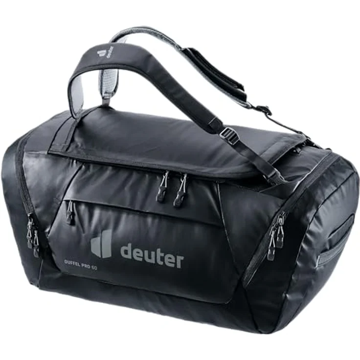 Deuter Duffel Pro 60 Weekender Reisetasche, 66 cm, 100% Polyester, schwarz – Bild 1