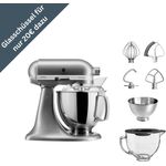 KitchenAid Artisan Küchenmaschine 5KSM175, 300W Motor, inkl. Glasschüssel (5KSM5GB), verschiedene Farben
