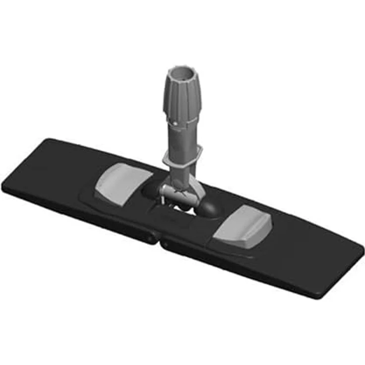ARCORA | ECOBLACK MOPP-KLAPPHALTER V-STANDARD SCHWARZ | 40 CM, für handelsübliche Moppbezüge, recycelt, ergonomisch optimalisiert