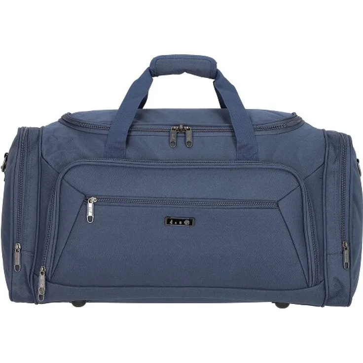 d & n Travel Line 7700 Reisetasche 59 cm, blau, 100% Polyester, ideal für Reisen und Sport