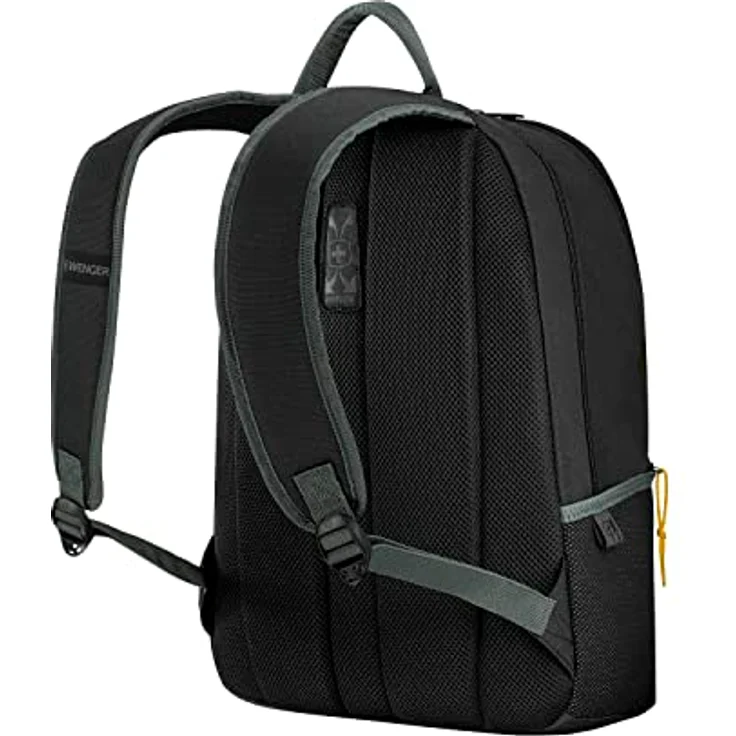 Wenger Trayl Business-Rucksack, 45 cm mit Laptopfach, gravity black, 100% Polyester, 34 cm x 20 cm x 45 cm – Bild 6