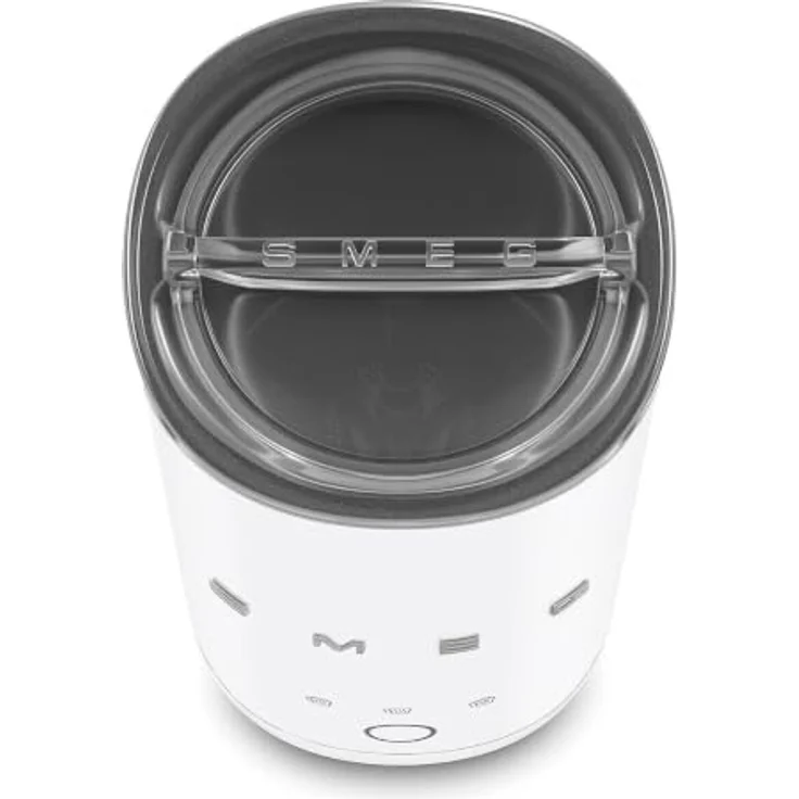 Smeg MFF02WHMEU Milchaufschäumer, 3 Programme für heiße und kalte Milch, 500 W, weiß-matt – Bild 6