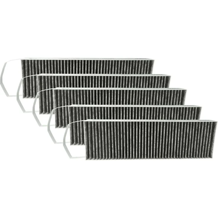 vhbw Aktivkohlefilter 5er Set für Bora PUAKF, effektive Geruchsfiltration für Dunstabzugshaube