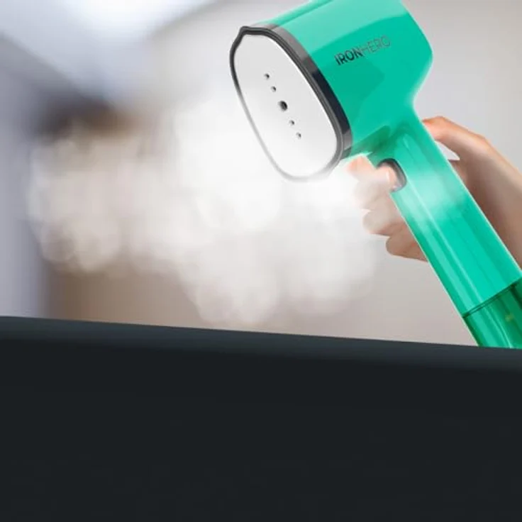 Cecotec IronHero V-1500, Tragbare Dampfbürste mit 1500 W, 25 g/min Dampfausstoß, Mintfarbe, Aluminiumsohle – Bild 5