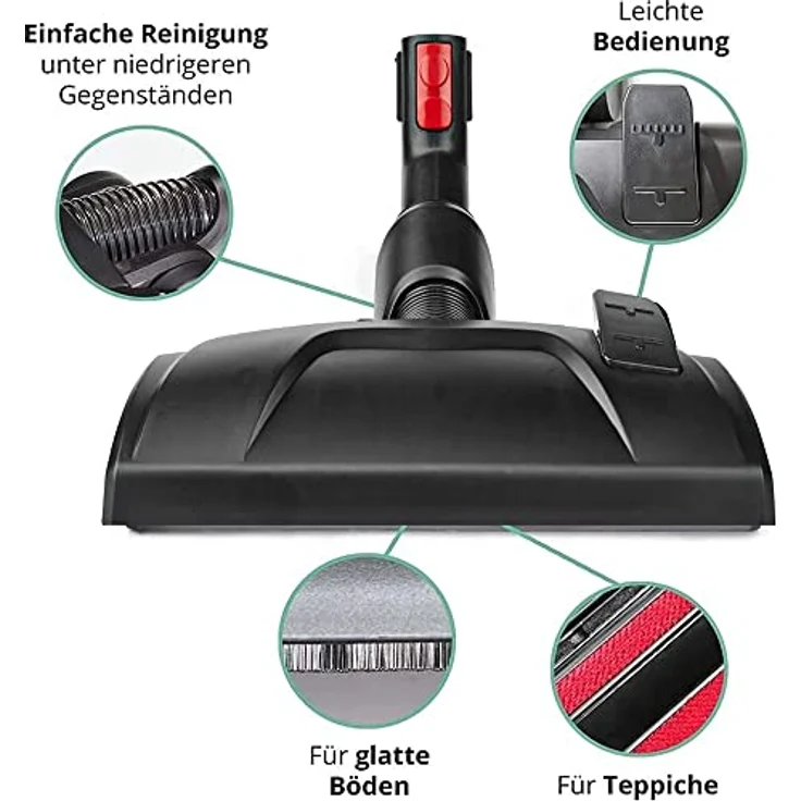 Maxorado Ersatzteile Set kompatibel mit Dyson V7 V8 V10 V11 V15 I Bodendüse + Polsterdüse + Saugpinsel I Staubsauger Bürsten Düse Fuß Düsen Ersatzteil Kit – Bild 3