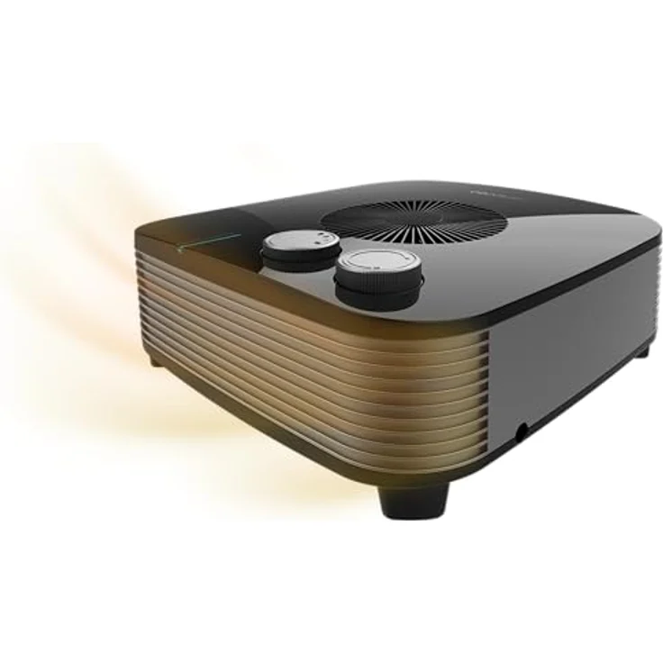 Cecotec Heizlüfter ReadyWarm 2050 Max Horizon, 2000 W, 3 Betriebsmodi, einstellbares Thermostat, manuell, automatische Abschaltsicherung, Schwarz – Bild 1