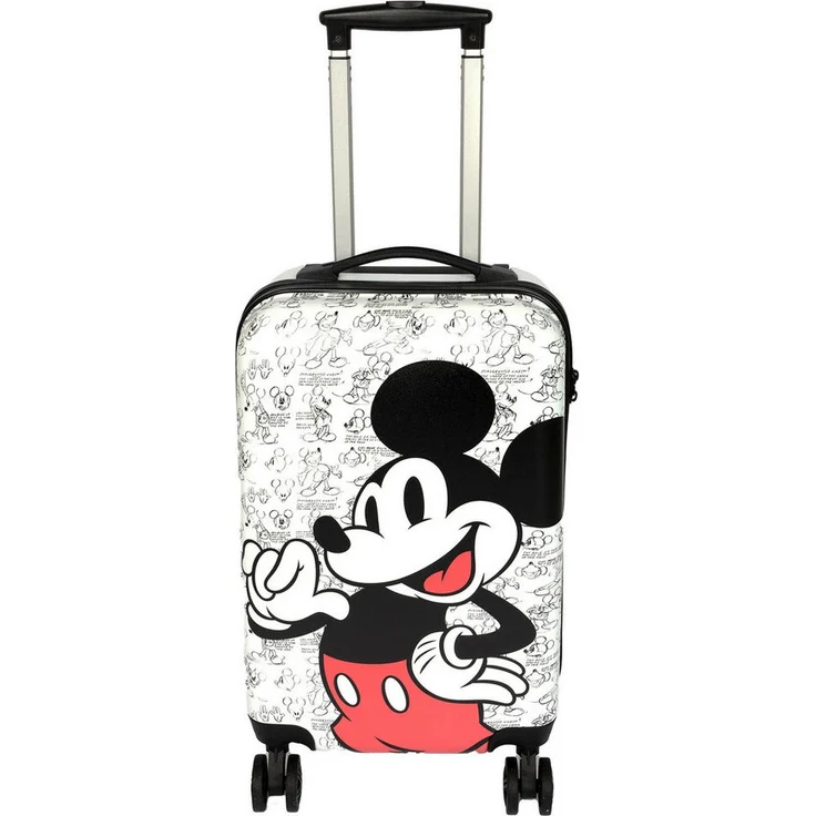 UNDERCOVER Kinderkoffer Mickey Mouse, 59 cm, 4 Rollen, mit TSA-Zahlenschloss in Schwarz – Bild 1