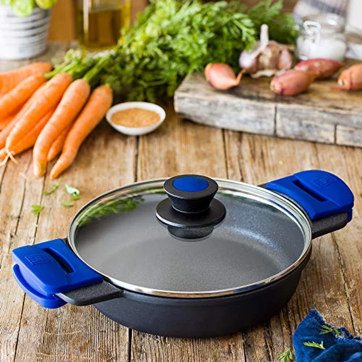 Bra Advanced Aluguss Kochtopf mit Antihaftbeschichtung, ohne PFOA, super verstärkt für hervorragende Leistung und hohe Kratz- und Abriebfestigkeit, induktionsgeeignet 32 cm [Exklusiv bei Amazon] – Bild 4