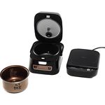 Woozoo, 2-in-1 Induktion Reiskocher mit Kochplatte, 800W, 8 Kochmodi, Hilfsfunktion Wassermessung, Kalorienberechnung, Für Reis und Getreide - Rice Cooker RC-ID31 - Schwarz