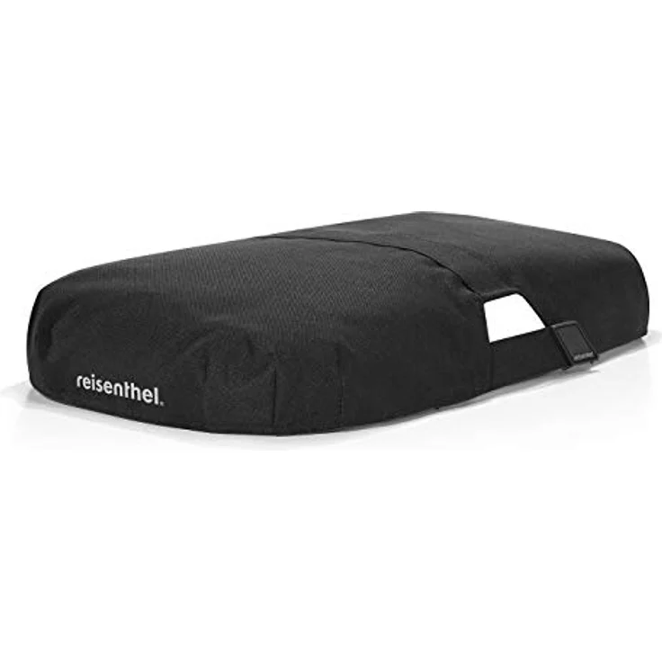 reisenthel carrybag cover, Abdeckung für Einkaufskorb in Schwarz, wasserabweisendes Design, einfacher Gummizugverschluss – Bild 1