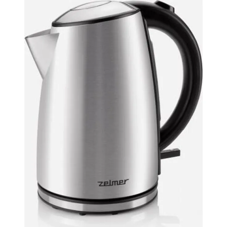 Zelmer ZCK1274, 1,7 l Wasserkocher aus Aluminium und Edelstahl, 2000 W mit Wasserstandsanzeige und Überhitzungsschutz