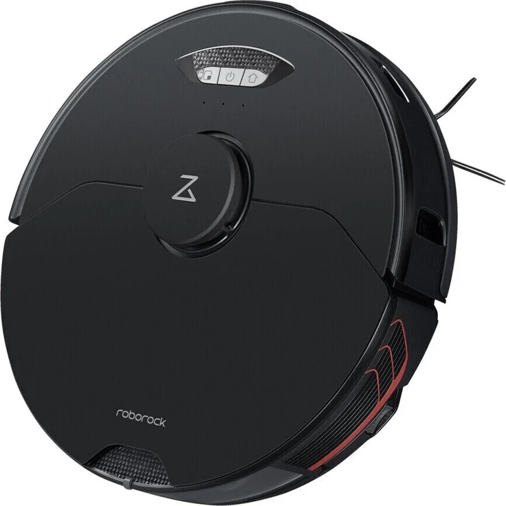 Roborock S7 MaxV Saugroboter mit Ultraschall-Wischfunktion, 180 min Akkubetrieb, 5100 Pa Saugleistung, Teppicherkennung, schwarz - Preisvergleich – Bild 1