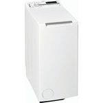 Whirlpool NTDLR 7220SS PL-N, Toplader-Waschmaschine, E, Fassungsvermögen 7 kg, Standgerät, Breite 40 cm