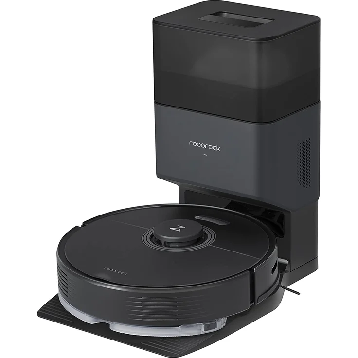 Roborock Q7 Max+ Saugroboter mit Wischfunktion und Absaugstation, Kartierung von 4 Etagen, 4200 Pa Saugleistung, schwarz – Bild 1