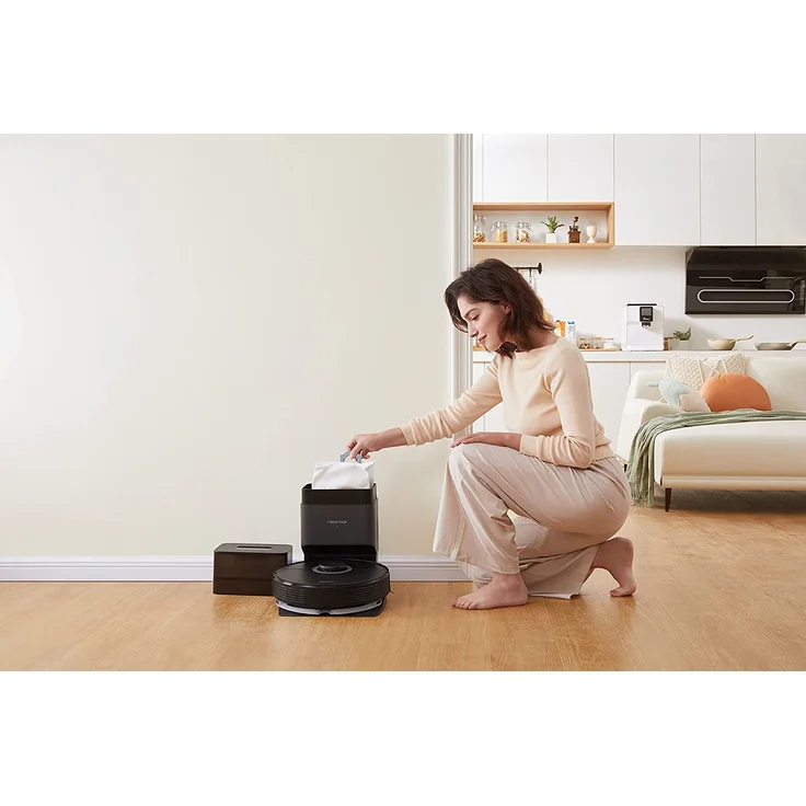 Roborock Q7 Max+ Saugroboter mit Wischfunktion und Absaugstation, Kartierung von 4 Etagen, 4200 Pa Saugleistung, schwarz – Bild 10